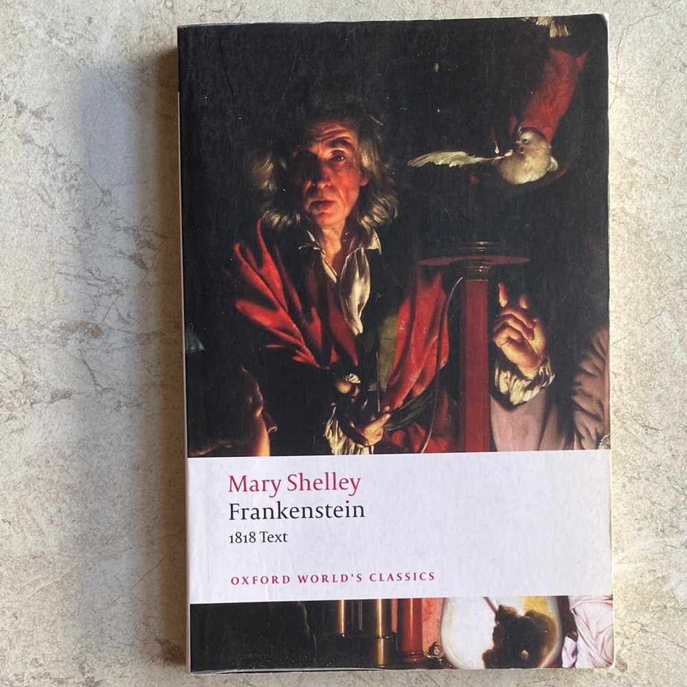 Mary Shelley Frankenstein Paperback Oxford Edition Book